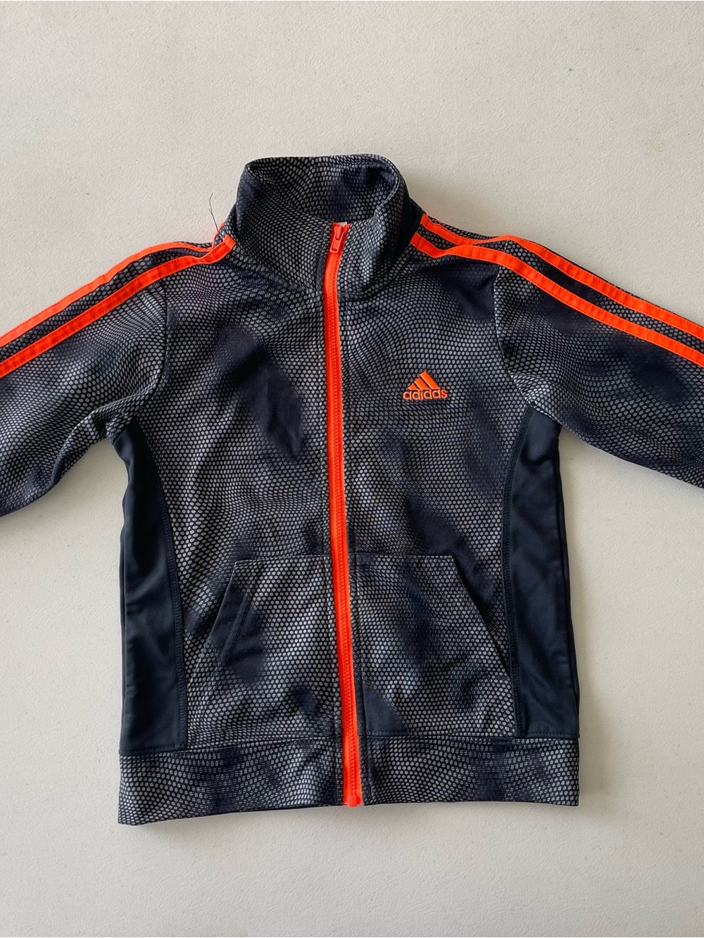 adidas Kids Navy and Orange NV Jacket